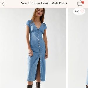Free People New In Town midi dress